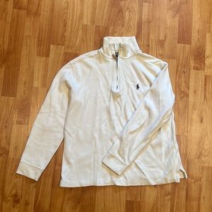 White Polo Ralph Lauren Quarter Zip